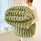Thick WideStriped Flannel Multifunctional Blanket AllPurpose Home Throw 6