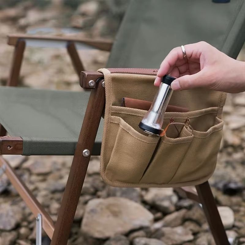 Outdoor Camping Chair Armrest Storage Bag Side Hanging Organizer 1