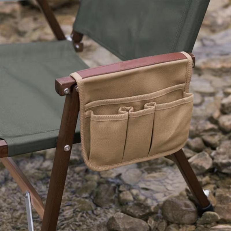 Outdoor Camping Chair Armrest Storage Bag Side Hanging Organizer 2