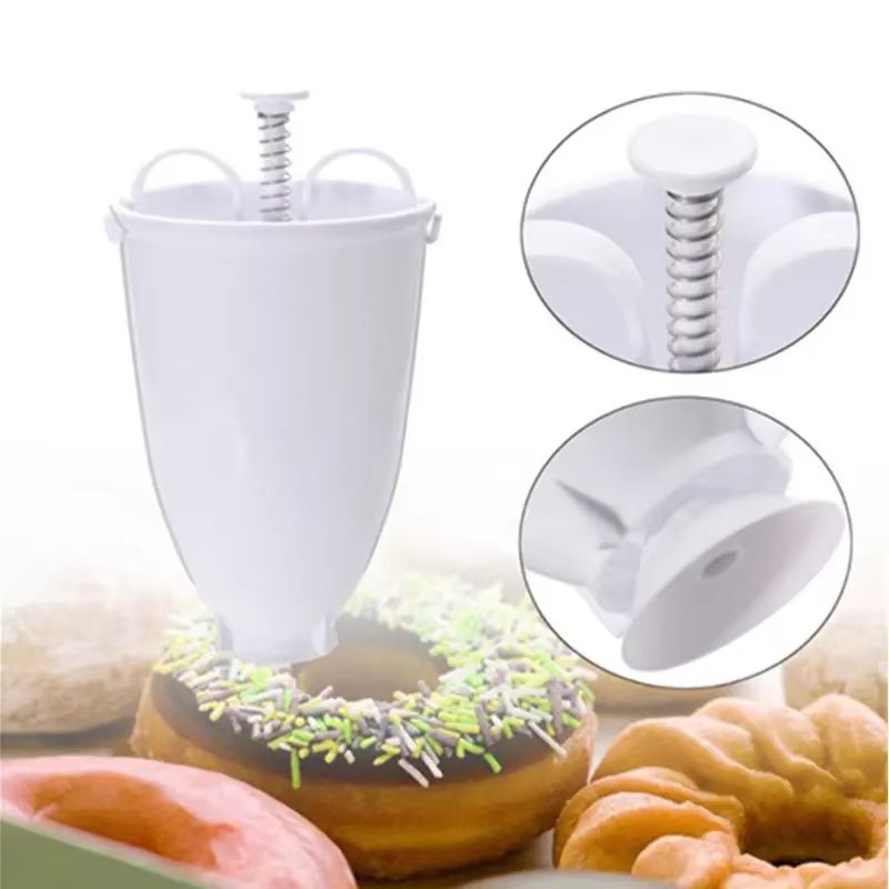 DIY Donut Maker Dispenser Creative Pastry Baking Mold Tool 4