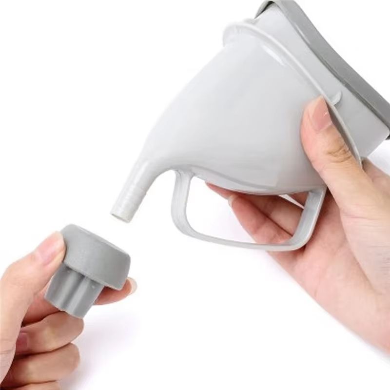 Portable Unisex Travel Urinal Aid Car Outdoor Emergency Toilet Funnel 2