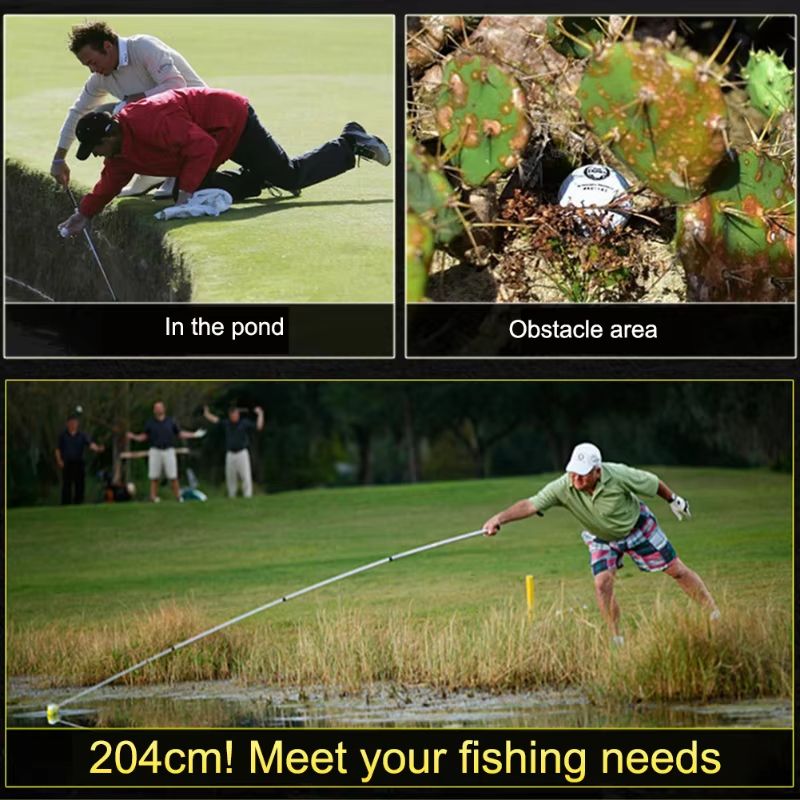 ProReach Telescopic Golf Ball Retriever With Auto Lock Scoop 3