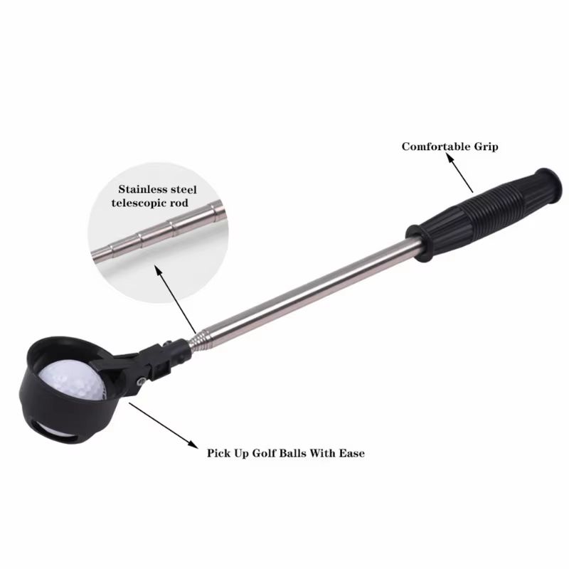 ProReach Telescopic Golf Ball Retriever With Auto Lock Scoop 4