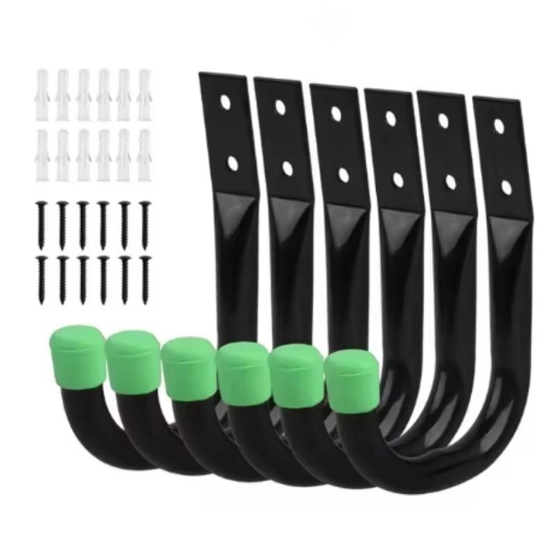 6 Pack Bike Wall Mount Hooks Bicycle Support For MTB Road Bike Parking Hanging Holder Stand 8