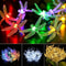 20 LED Dragonfly Solar String Lights Outdoor LED Light For Garden Yard Patio Decor 3