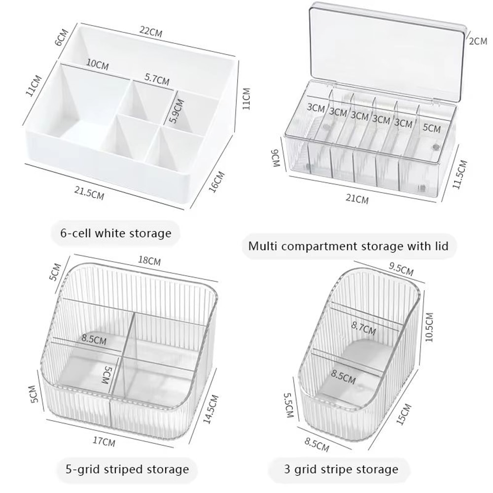 Large Eyelash Extension Storage Box With Cover Acrylic Organizer For Lashes Glue Tweezers 5