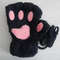 Cartoon Cute Cat Claw Paw Gloves Plush Mittens For Women Warm Soft Fingerless Bear Cat Gloves 13
