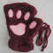 Cartoon Cute Cat Claw Paw Gloves Plush Mittens For Women Warm Soft Fingerless Bear Cat Gloves 19