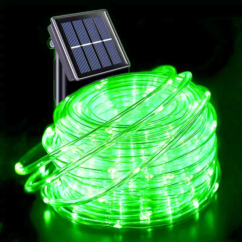 LED Solar Rope Lights 50100200 LEDs Waterproof Outdoor String Lights With 8 Modes For Garden Chris 10