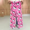 Y2K Hello Kitty Pajama Pants Sanrio Anime Womens Sleepwear Cartoon Couple Home Trousers 1