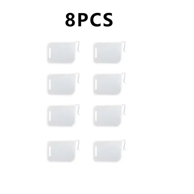 Refrigerator SnapOn Shelf Dividers 4Pack Organiser Rack For Eggs Bottles Kitchen Fridge Storage 10