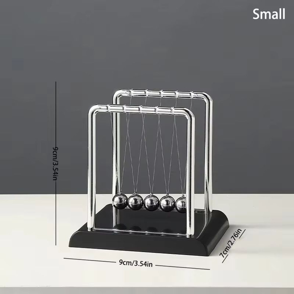 Executive Newtons Cradle Balance Toy Steel Pendulum Balls For Desk HomeOffice Learning Decor 6