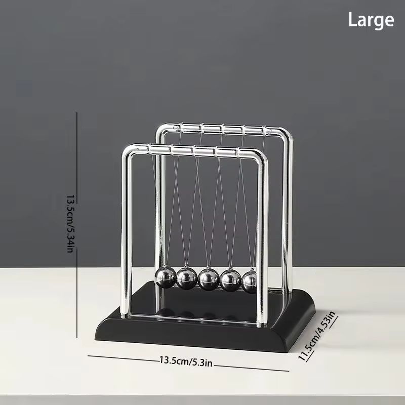 Executive Newtons Cradle Balance Toy Steel Pendulum Balls For Desk HomeOffice Learning Decor 7