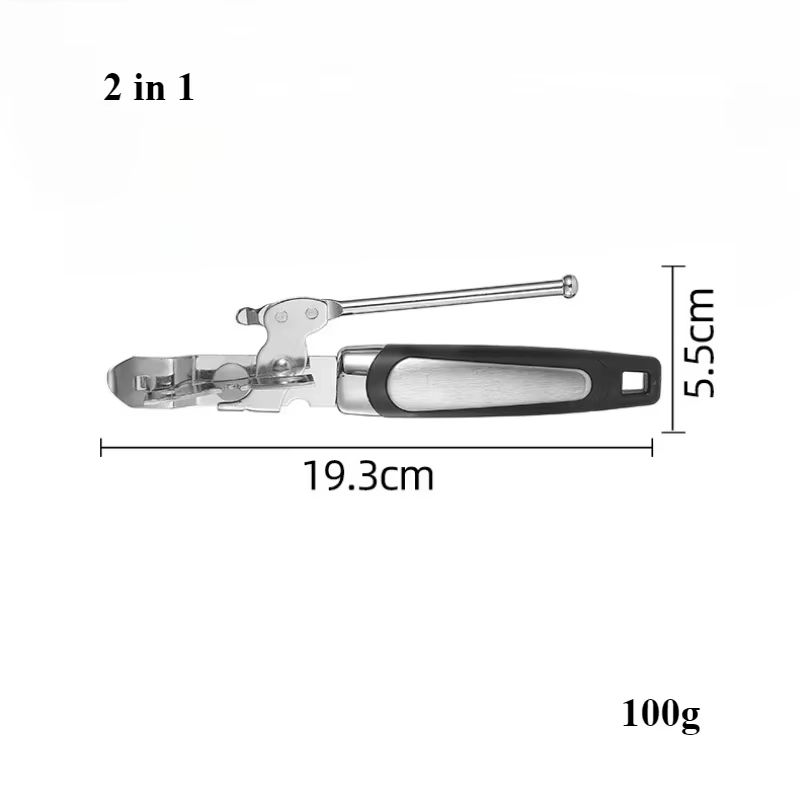 Stainless Steel Multifunction Can Bottle Opener Professional Kitchen Jar Beer Handle Tool 7