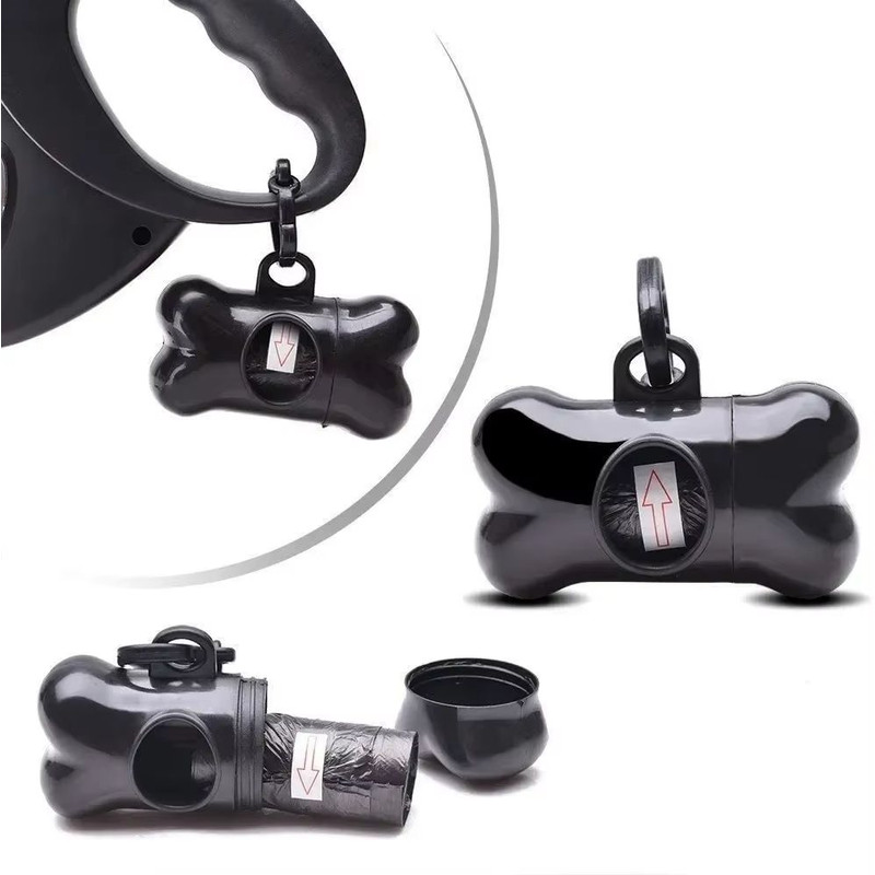 SolidColor Printed Pet Poop Bags Portable Dog Walking Waste HouseUse Bags 1