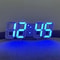 Modern LED Digital Wall Desk Clock Sleek Alarm Clock For Home Office 16