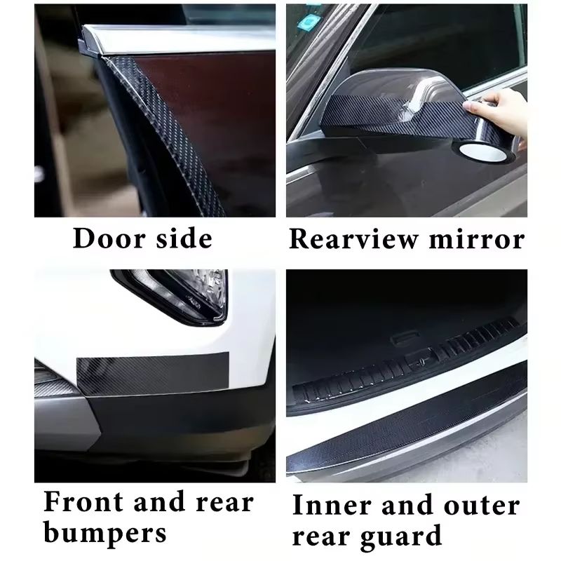 CarbonFiber Pattern Waterproof Cloth Tape Decorative Automotive DIY Adhesive Strip 3