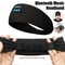 Wireless Bluetooth Sports Headband Headphones Soft Elastic SweatResistant For Running Yoga Sleep 0