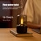 120 ML Candlelight Aroma Diffuser CoolMist Humidifier USB Rechargeable Home Night Light For Relax 2