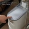 LargeCapacity PressLid Trash Bin With Lid Household Gap Bin For Bathroom Kitchen Living Room 3