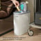 LargeCapacity PressLid Trash Bin With Lid Household Gap Bin For Bathroom Kitchen Living Room 5