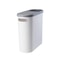 LargeCapacity PressLid Trash Bin With Lid Household Gap Bin For Bathroom Kitchen Living Room 6