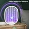 Foldable USB Rechargeable Mosquito Swatter UV Light Bug Zapper 1