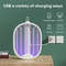 Foldable USB Rechargeable Mosquito Swatter UV Light Bug Zapper 5