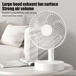 usb high-wind portable desktop fan – small electric table fan for home, dormitory & office