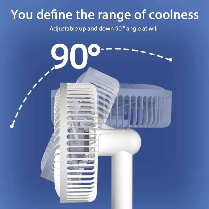 USB HighWind Portable Desktop Fan Small Electric Table Fan For Home Dormitory Office 3