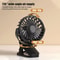 Portable Rechargeable Electric Fan With 720 Degree Rotation And Clip Mount 0