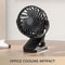 Portable Rechargeable Electric Fan With 720 Degree Rotation And Clip Mount 3
