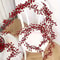 Elegant 190 Cm Artificial Cranberry Vine Garland Festive Table Party Decor 0