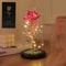 LED Galaxy Rose In Glass Dome Illuminated Eternal Flower Gift 7