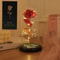 LED Galaxy Rose In Glass Dome Illuminated Eternal Flower Gift 8