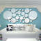 26 Pcs 3D Acrylic Mirror Wall Sticker Round Self Adhesive Decal For Bedroom Bathroom TV Backgroun 1