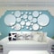 26 Pcs 3D Acrylic Mirror Wall Sticker Round Self Adhesive Decal For Bedroom Bathroom TV Backgroun 1