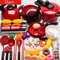 Kids Girl Cooking Kitchen Toy Set Pretend Play Cooking Fruit Cutting Utensils 6