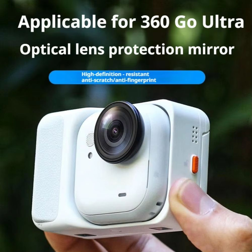 Optical Lens Protector For Insta360 GO Ultra HighDefinition AntiFingerprint Glass With Aluminum Al 4