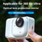 Optical Lens Protector For Insta360 GO Ultra HighDefinition AntiFingerprint Glass With Aluminum Al 4