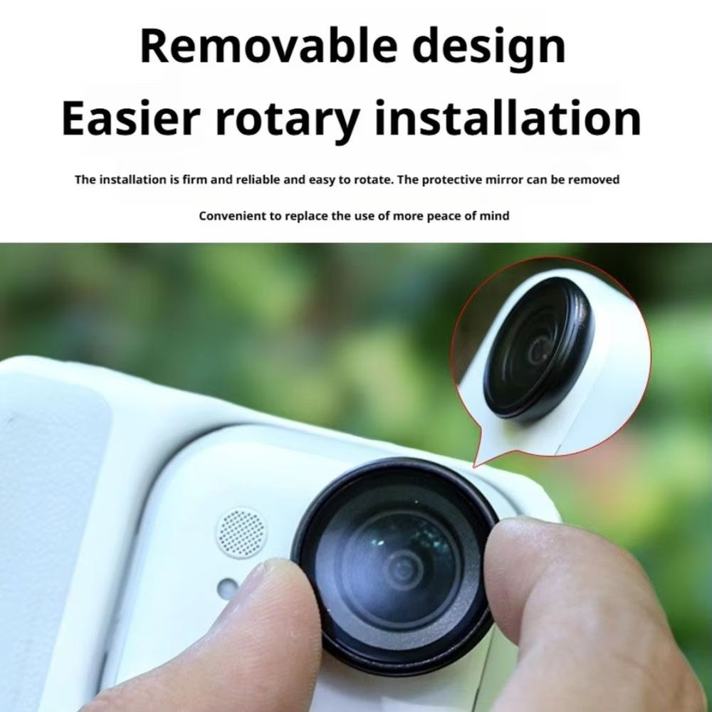Optical Lens Protector For Insta360 GO Ultra HighDefinition AntiFingerprint Glass With Aluminum Al 5