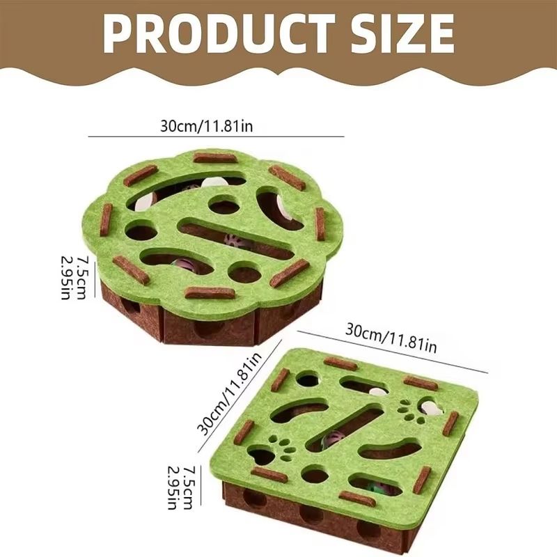 Sisal Cat Scratching Post For Indoor Cats Interactive Kitten Exercise Entertainment Toy 5