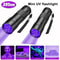 912 LED Portable UV Flashlight 395 Nm Black Light Detector For Pet Stains Bed Bugs Hidden Spots 10