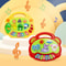 Kids Cartoon Piano Keyboard Game Animal Sounds Flashing Lights Educational Instrument Toy 4