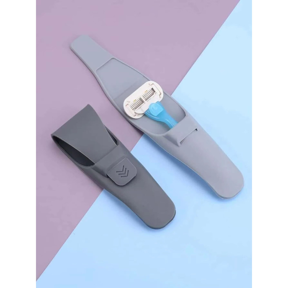 Silicone Portable Razor Holder Box Waterproof Manual Shaver Protector Storage Cover 0