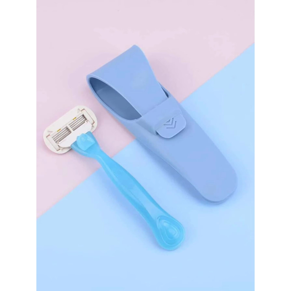 Silicone Portable Razor Holder Box Waterproof Manual Shaver Protector Storage Cover 4