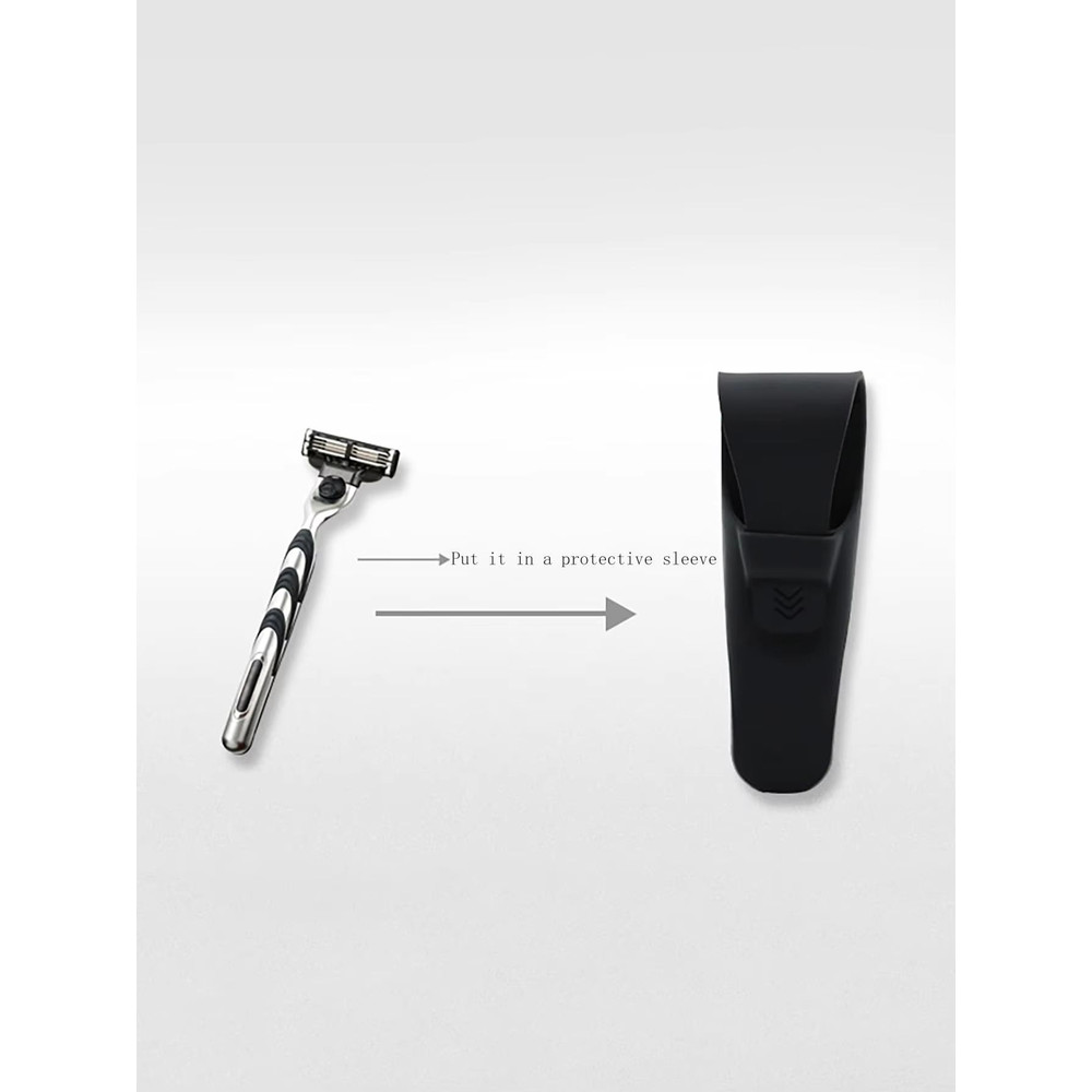 Silicone Portable Razor Holder Box Waterproof Manual Shaver Protector Storage Cover 5