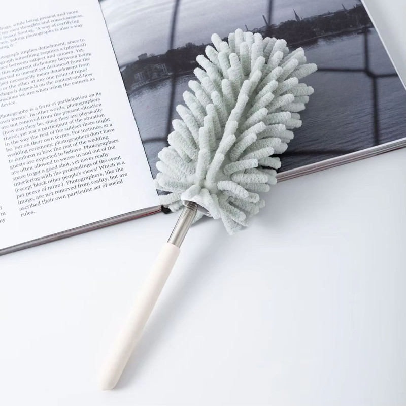 Telescopic Microfiber Chenille Duster With Stainless Steel Handle Multifunction High Reach Dust Br 3