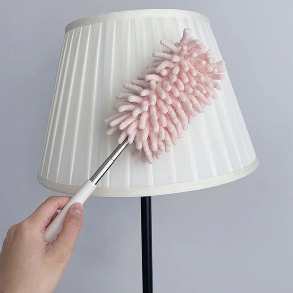 Telescopic Microfiber Chenille Duster With Stainless Steel Handle Multifunction High Reach Dust Br 4
