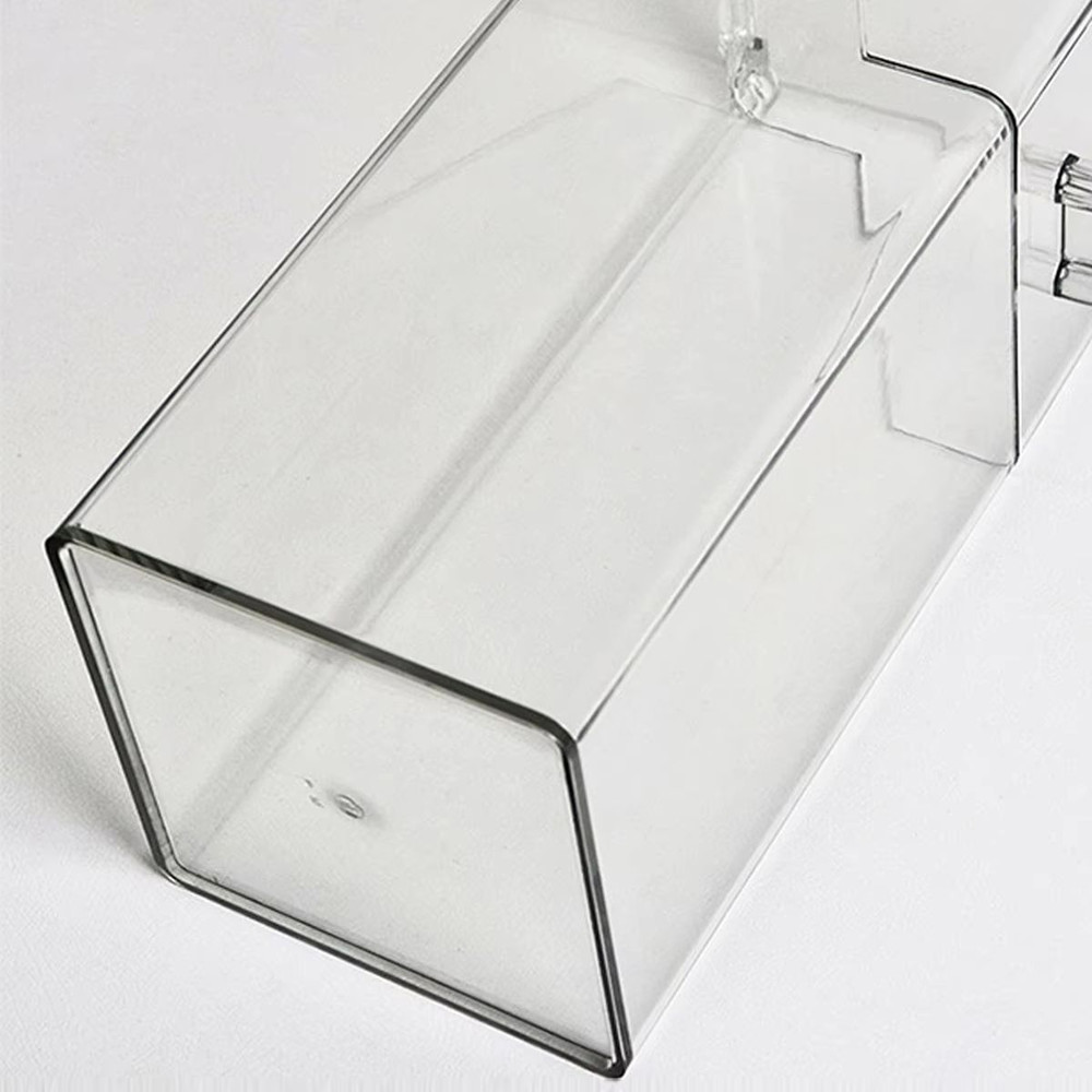 Clarity Stand Makeup Brush Holder Simple Transparent Storage Box 4